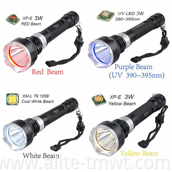 Diving Flashlight XML T6 LED Powerful Deep Sea Diving Flash Light